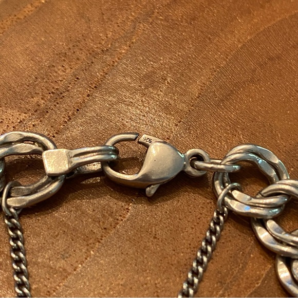 James Avery Jewelry James Avery Heavy Double Curb Charm Bracelet